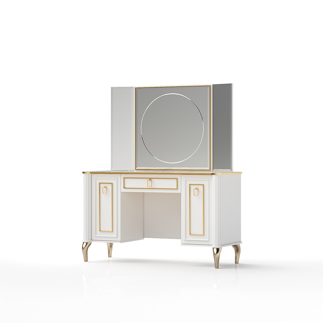 01-03.jpg میزتوالت چستر سفید - Image 1