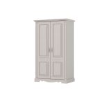 کمد دو درب رمانتیک طوسی خاکی