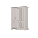 کمد سه درب رمانتیک طوسی خاکی