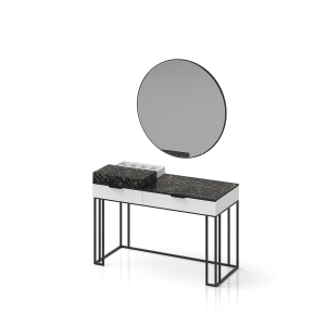 میزتوالت پایه بلند بدون آینه لوییز - Image 2