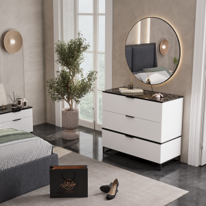 قاب آینه گرد لوییز - Image 3