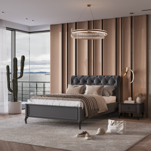 تخت 180 چستر مشکی - Image 6