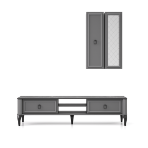 میز تلویزیون چستر مشکی با رابط - Image 2