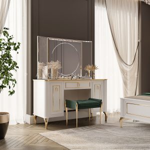 میزتوالت چستر سفید - Image 2