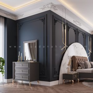 قاب آینه دراور چستر مشکی - Image 5