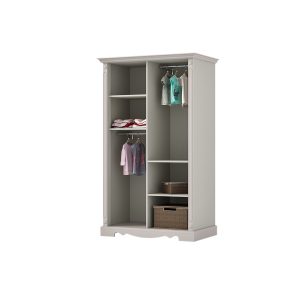 کمد دو درب رمانتیک طوسی خاکی - Image 2