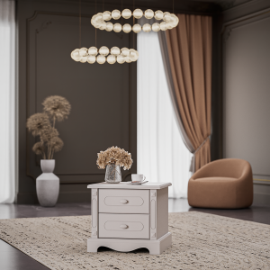 پاتختی رمانتیک طوسی خاکی - Image 4