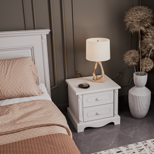 پاتختی رمانتیک طوسی خاکی - Image 2