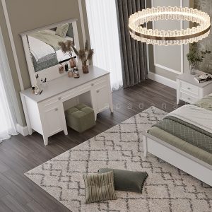 میز توالت ونوس طوسی - Image 2