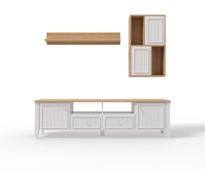 میز تلویزیون ونوس با رابط و شلف - Image 2