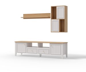 میز تلویزیون ونوس با رابط و شلف