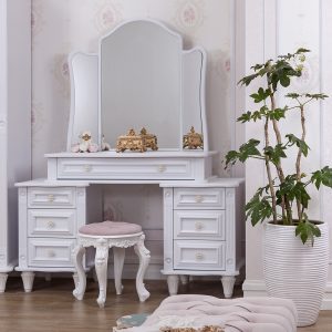 میز توالت با قاب آینه کویین - Image 2