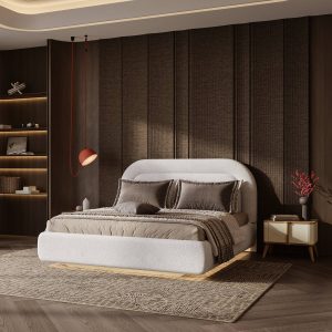 تخت 180 لوتوس سفید - تصویر 5
