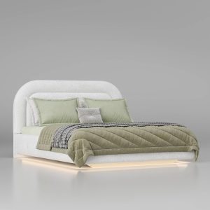 تخت 160 لوتوس سفید - Image 2